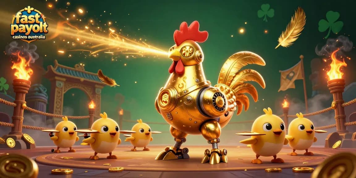 Experience fast payout casinos Australia with an ultra-detailed 3D casino scene combining action and vibrant visuals.