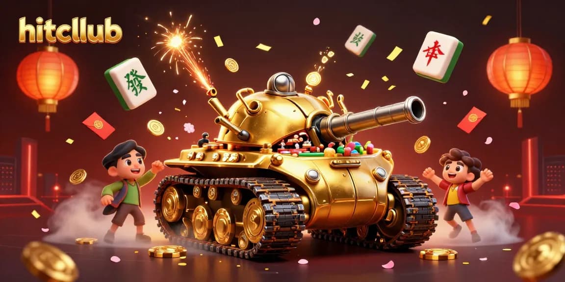 Engage in thrilling gaming at hitcllub with a dynamic 3D casino adventure featuring a golden beetle tank.