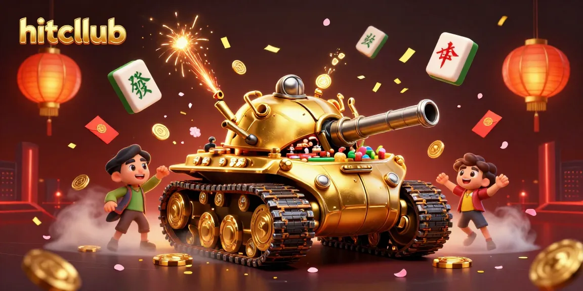 Engage in thrilling gaming at hitcllub with a dynamic 3D casino adventure featuring a golden beetle tank.